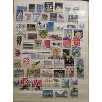 Лот гашенных марок Скандинавия 1991-200