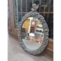 Зеркало в  латунной/бронзовой раме