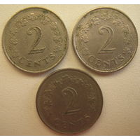 Мальта 2 цента 1977 г. Цена за 1 шт. (gl)