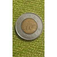Канада 2 доллара 1996 г ( медведь биметалл )