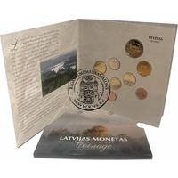 Латвия 1992 годовой набор монет