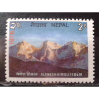 Непал 1975 Горы Гималаи**