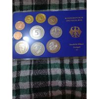Германия набор монет 1983f полировка