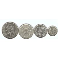 Кипр набор 4 монеты