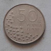 50 пенни 1990 г. Финляндия