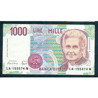 Италия, 1000 лир 1990 год.