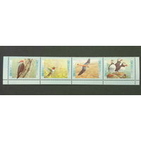 Птицы пустельга, колибри, тупик, дятел Фауна Спепка ** Канада 1996 Mi 1527-1530