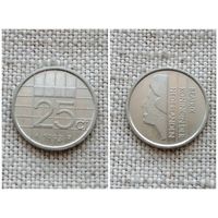 Нидерланды 25 центов 1993