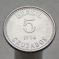 Бразилия 5 крузадо 1988
