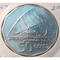 Фиджи 50 центов, 1994    ( холдер )