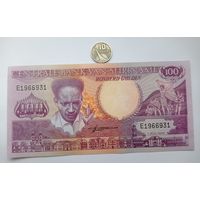 Werty71 Суринам 100 гульденов 1986 UNC банкнота