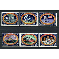 Либерия - 1971 - Аполлон-14. Третья высадка на Луну - [Mi. 777-782] - полная серия - 6 марок. MNH.  (Лот 86DW)-T2P60