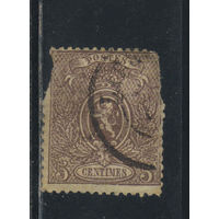 Бельгия Кор 1866 Герб Стандарт #22А