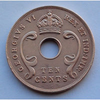 Британская Восточная Африка 10 центов. 1942