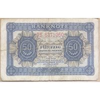 ГЕРМАНИЯ ГДР 50 пфеннигов, 1948г С рубля без МЦ.