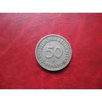 50 пфеннигов 1950 D года ФРГ (р)