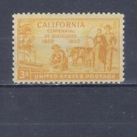 [2498] США 1950. 100-летие штата Калифорния. Одиночный выпуск. MNH