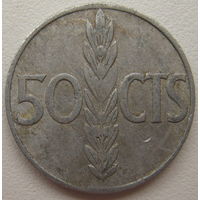 Испания 50 сентимо 1966 г. (d)