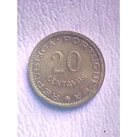 20 сентавос Мозамбик 1974 г., без мц.