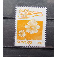 Никарагуа  1983г Цветы.