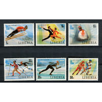 Либерия - 1980 - Зимние Олимпийские игры 1980г. в Лейк-Плэсиде - [Mi. 1168-1173] - полная серия - 6 марок. MNH.