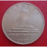 США 1/2 доллара 2003 Р. 100 лет первому полету