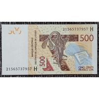 500 франков 2021 года - Нигер (Н) - UNC