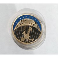 Памятная, монетовидная медаль "ECU 1999"