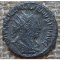 Рим Antoninian из Галлиена, (253-268 н. э) Рим Антиохии Rv. император с победой 2,80гр.20мм