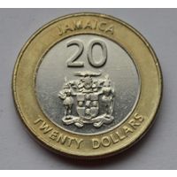 Ямайка, 20 долларов 2008 г.