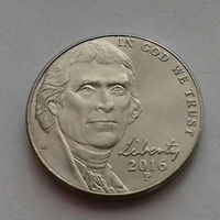 5 центов, США 2016 P, AU