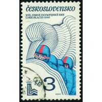 XIII зимние Олимпийские игры в Лейк-Плэсиде Чехословакия 1980 год 1 марка