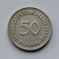 Германия 50 пфеннигов. 1950. J