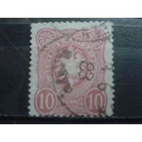 Германия 1880 Стандарт, герб 10 пф Михель-2,0 евро гаш