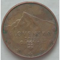 1 евроцент 2012 Словакия. Возможен обмен
