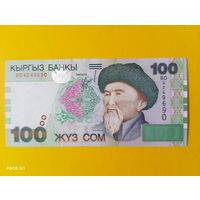 Киргизия 100 сом 2002 UNC