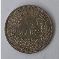 Германия 1/2 марки, 1913 "A" (2-3-39)