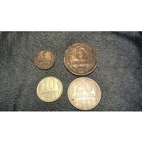 Набор монет СССР 1983 г. 1, 5, 10, 20 копеек