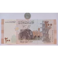 Werty71 Сирия 200 фунтов 2009 UNC банкнота Лошадь Конь