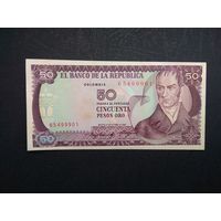 50 песо 1984 года. Колумбия. xF