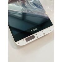 HTC One M8 Dual Sim дисплей в сборе с тачскрином и рамкой крепления (цвет - white). Оригинал.
