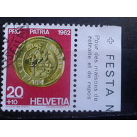 Швейцария, 1962,  монета золотой дукат
