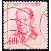 Антонин Запотоцкий. Стандартный выпуск Чехословакия 1953-56гг 1 марка