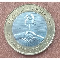 Аргентина 2 песо, 2016 200 лет Независимости