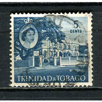 Британские колонии - Тринидад и Тобаго - 1960/1966 - Уайтхолл 5С - [Mi.174] - 1 марка. Гашеная.  (Лот 14EA)-T2P7