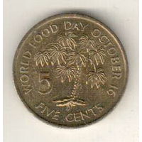 Сейшелы 5 цент 1981 ФАО