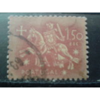 Португалия 1953 Стандарт, рыцарь 1,5 эскудо