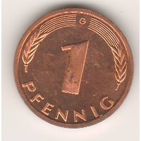 Германия, 1 pfennig 1995