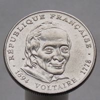 Франция 5 франков 1994 300 лет со дня рождения Вольтера