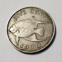 Бермуды 5 центов, 1970